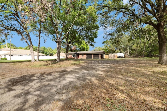 view of yard