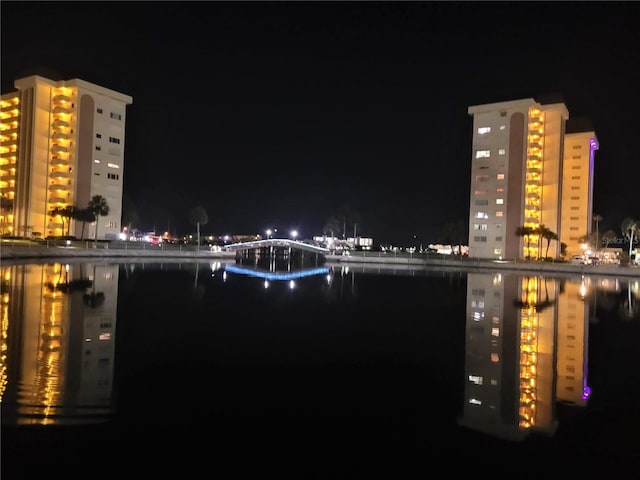 view of city featuring a water view