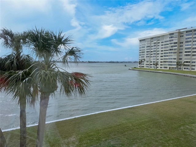 view of water feature