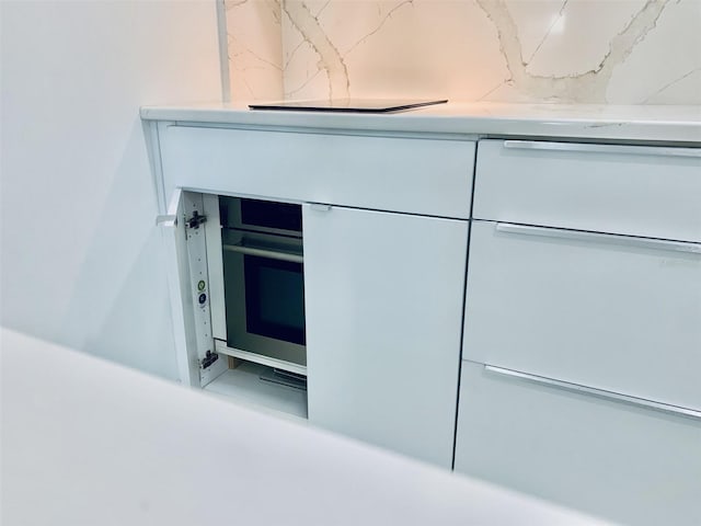 interior details with oven