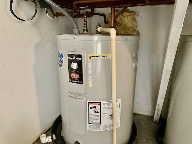 utilities featuring electric water heater