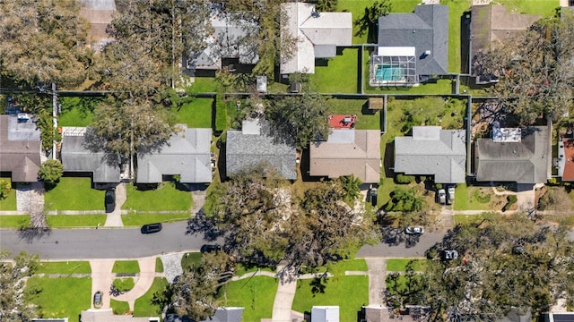 bird's eye view featuring a residential view