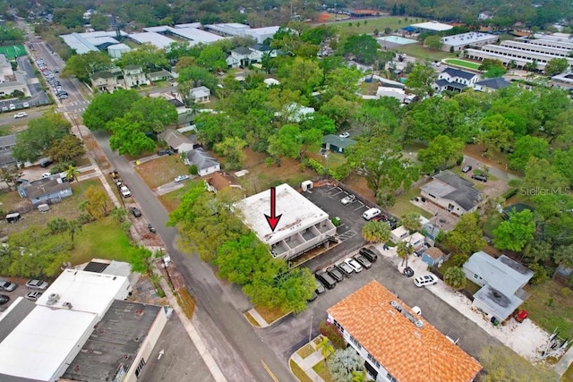 drone / aerial view featuring a residential view