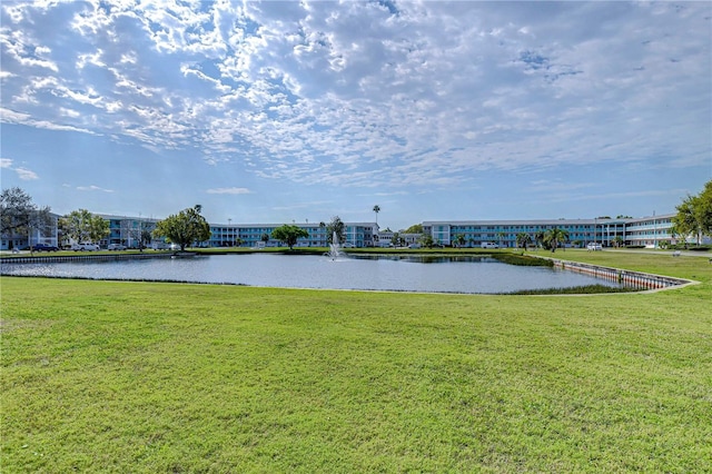 view of water feature