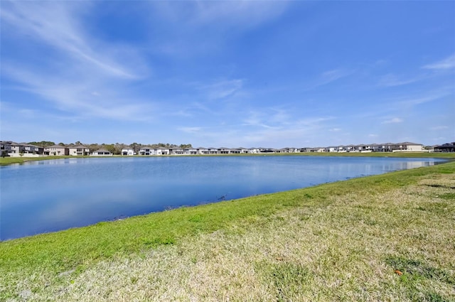 water view with a residential view