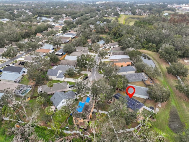 birds eye view of property featuring a residential view