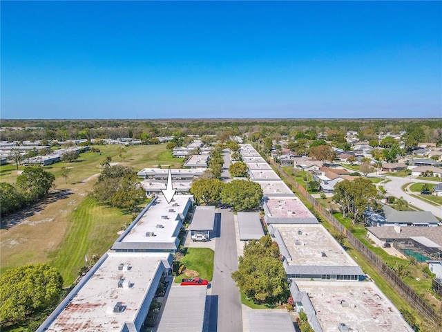 birds eye view of property featuring a residential view