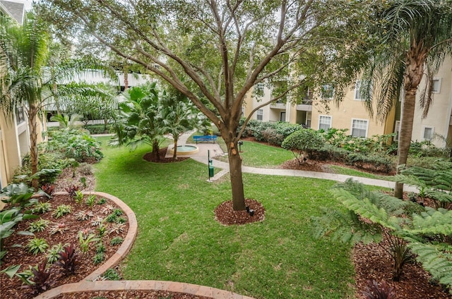 surrounding community with a lawn