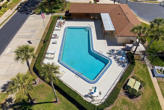 view of pool