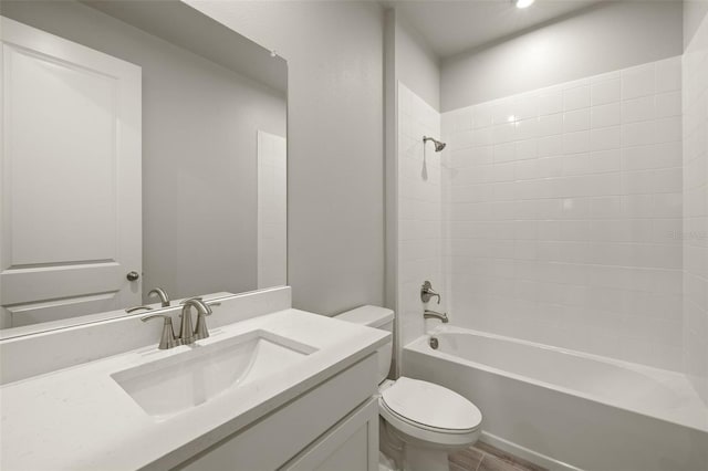 20405 Symphony Pl, Venice, FL 34293 - full bathroom with toilet, vanity, and  shower combination