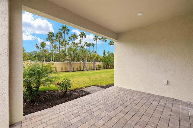 20405 Symphony Pl, Venice, FL 34293 - view of patio with fence