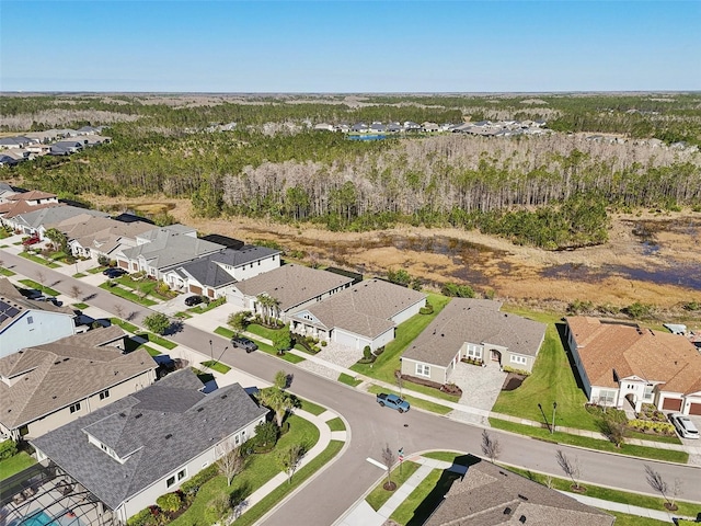 birds eye view of property featuring a residential view