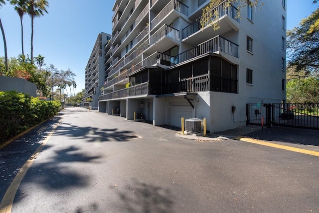 view of property with cooling unit