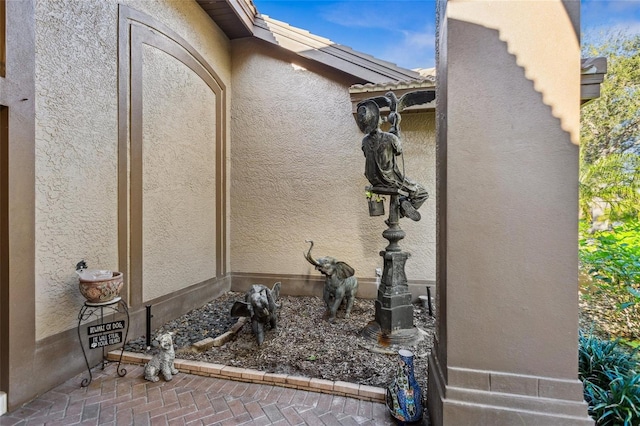 view of property exterior featuring stucco siding