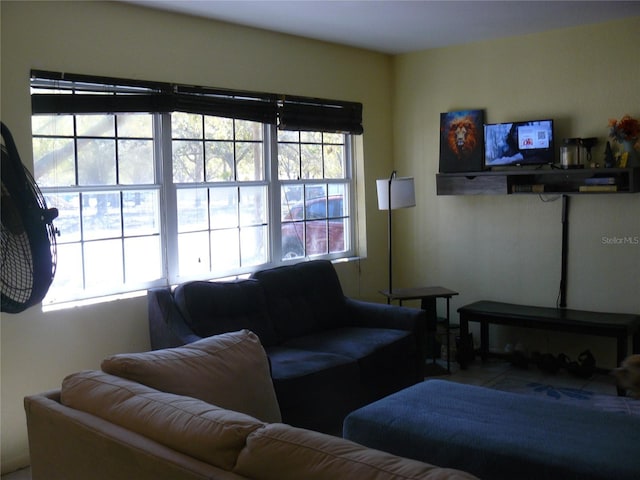 view of living area