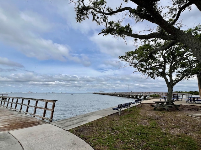 5221 Bayshore Blvd Unit 29, Tampa, FL 33611 - view of dock with a water view