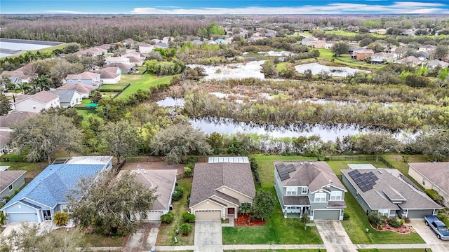 aerial view featuring a residential view