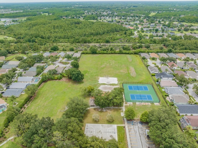 birds eye view of property featuring a residential view