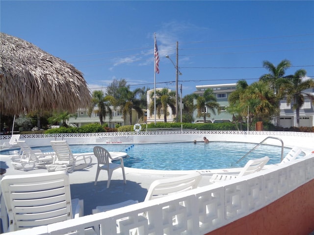view of community pool