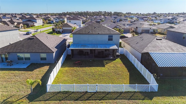 bird's eye view featuring a residential view