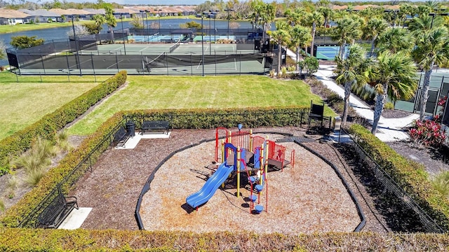 bird's eye view featuring a residential view