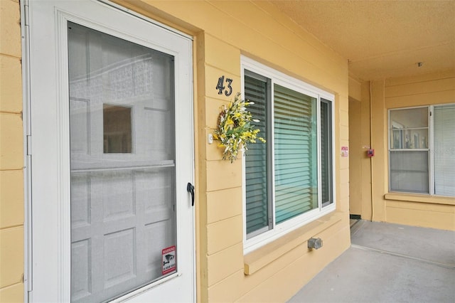 view of property entrance