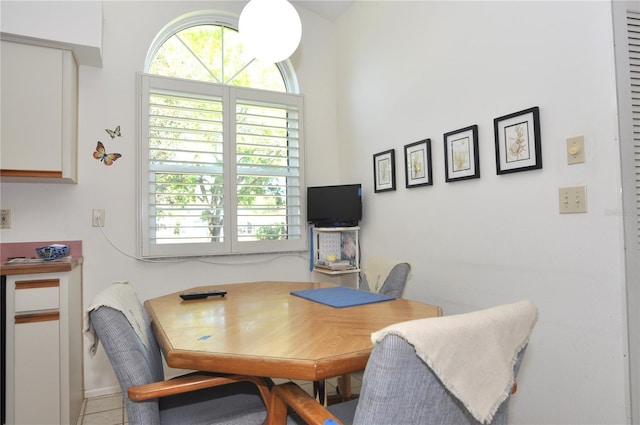 dining area featuring a healthy amount of sunlight