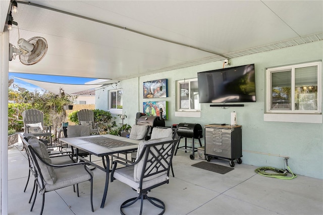 view of patio / terrace with outdoor dining area