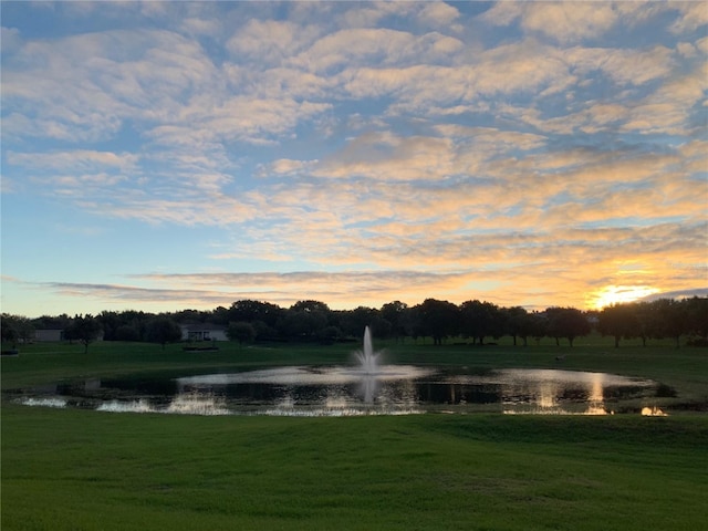 property view of water