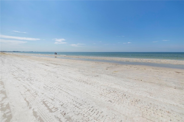 property view of water with a view of the beach