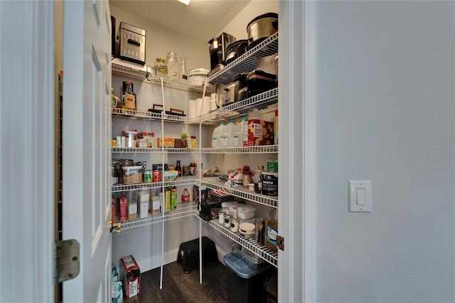 view of pantry