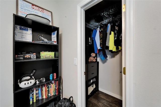 view of closet