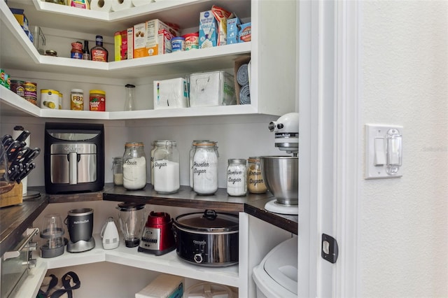 view of pantry