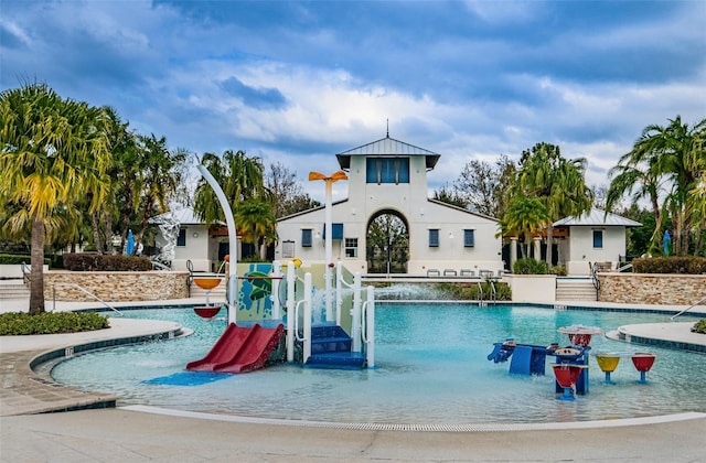 view of pool