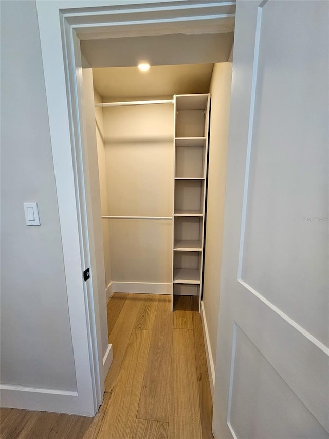 view of closet