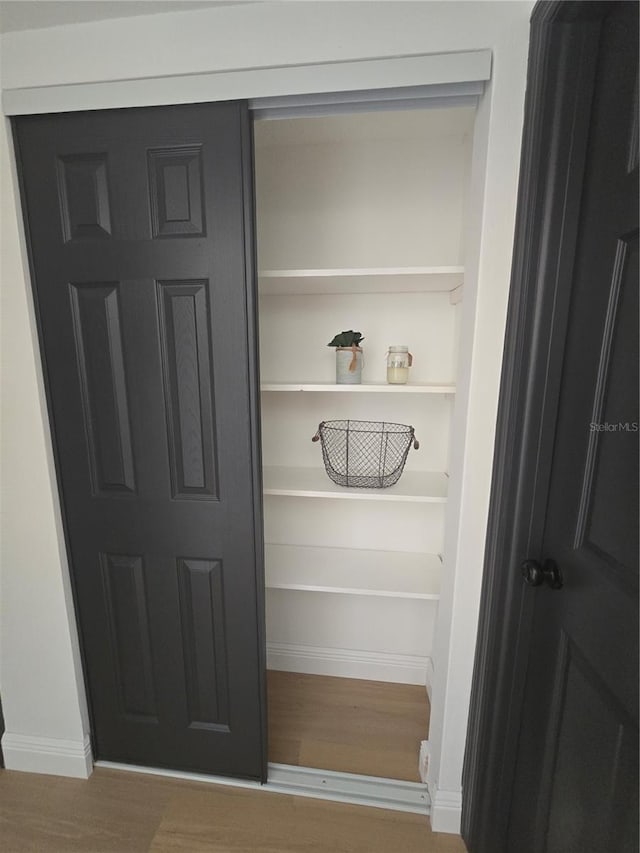 view of closet