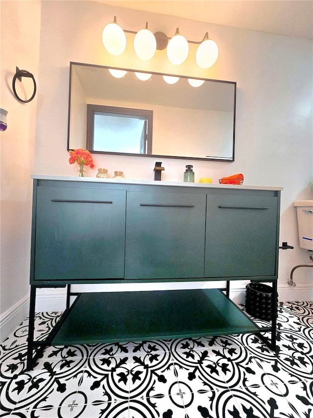 bathroom featuring baseboards