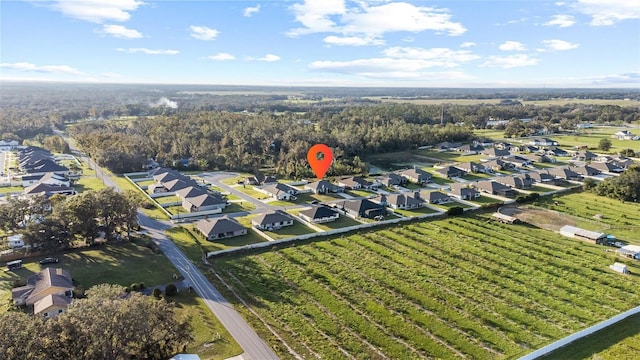 bird's eye view featuring a residential view