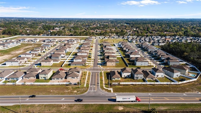 birds eye view of property featuring a residential view