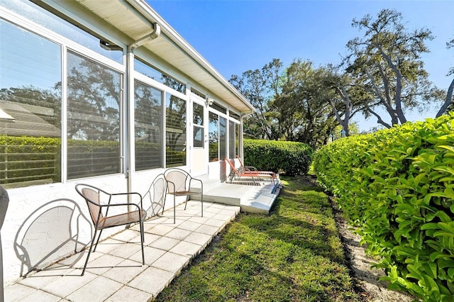 view of patio