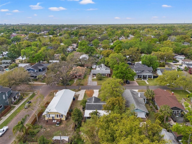 bird's eye view featuring a residential view