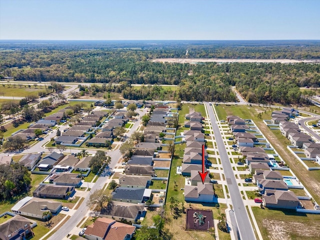 birds eye view of property featuring a residential view