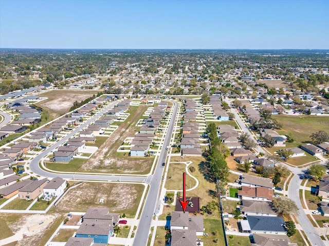 birds eye view of property featuring a residential view