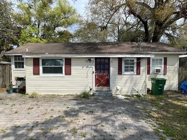 view of front of house with entry steps