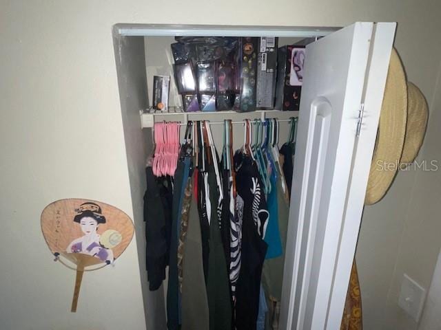 view of closet