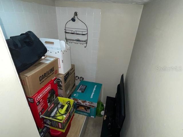 view of storage room