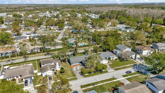 drone / aerial view featuring a residential view