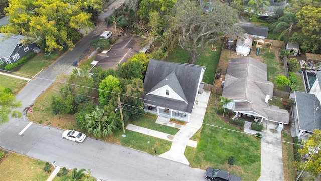 birds eye view of property featuring a residential view