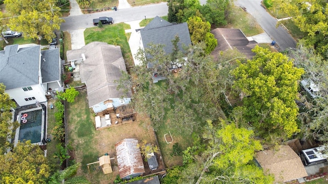 bird's eye view featuring a residential view