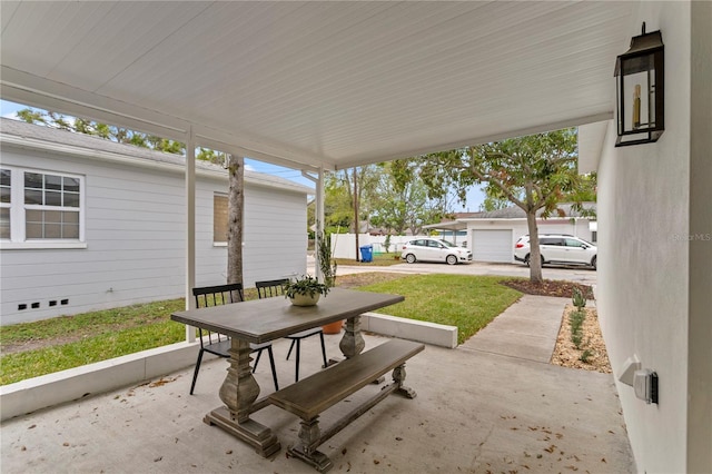 view of patio